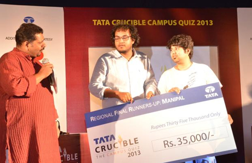 Manipal winners-Tata Crucible Campus Quiz-2